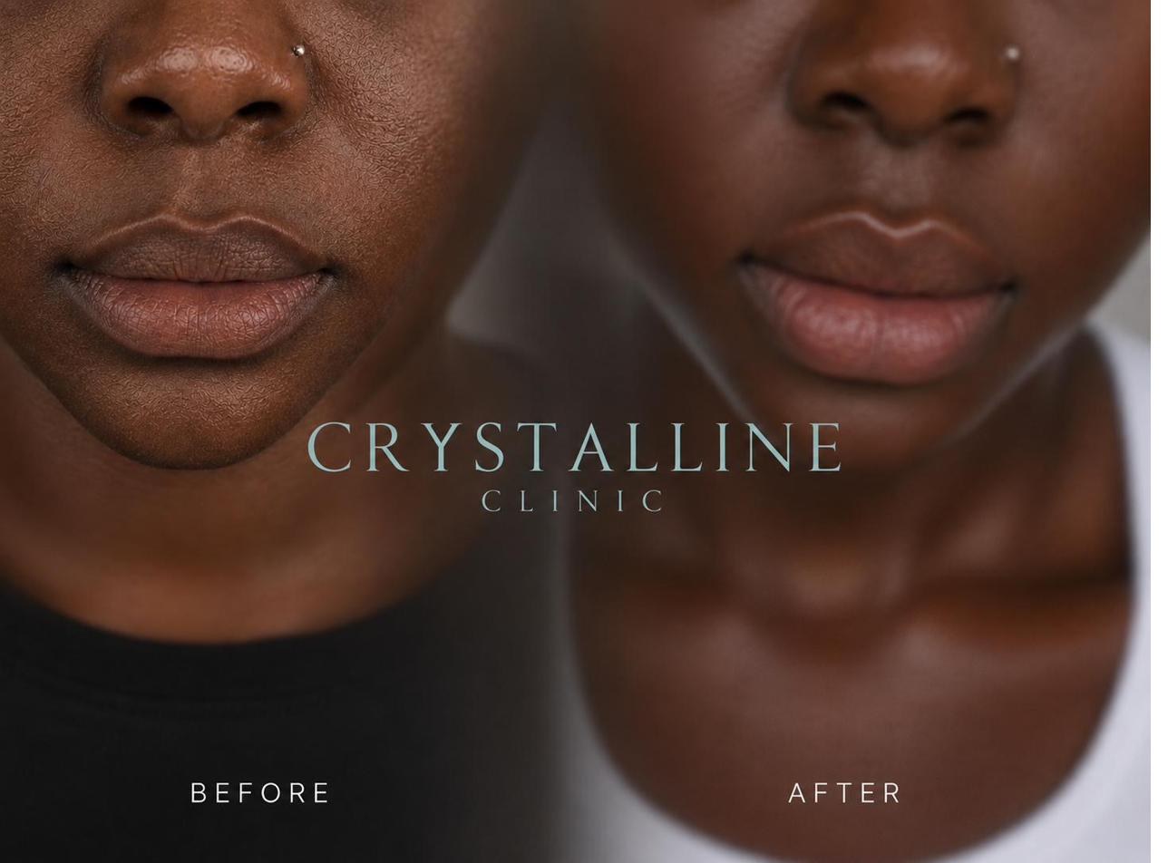 Dermal filler treatment at Crystalline Clinic Lekki